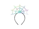 HOLOGRAPHIC HALLOWEEN SPIDER WEB BAND