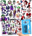 UMÝVAJÚCE DOČASNÉ TETOVANIE PRE DETI DETSKÝ JOKER ORIGINÁLNE DIZAJNY