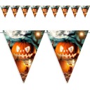 girlandový papier BANNER FLAGS tekvica HALLOWEEN