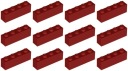 LEGO 3010 BRICK 1x4 tmavo červená (20g) 12 ks.