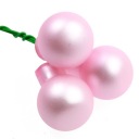 SKLENENÉ OČKY BABY S DRÔTOM 2cm 3ks J. Ružová M
