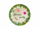 Hawaii Party Hawaiské narodeninové taniere 18cm 6ks