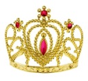 DIADEM TIARA KORUNNÁ PRINCEZNÁ KRÁĽOVNÁ ZLATÁ