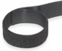 Obojstranný suchý zips One Wrap - Fastener Sťahovacia páska ČIERNA 2cm 1m