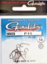 Muškárske háčiky Gamakatsu F11 N/L #14 s/m, balenie 12 ks
