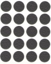 Čiapka samolepiaca čierna 13mm 20ks 670