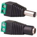 Sada konektorov Zásuvka DC 2,1 x 5,5 LED CCTV