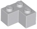 LEGO 2X2 ROHOVÁ SVETLO SIVÁ 2357 CENA ZA 2 KS