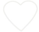 Lapač snov HEART WHITE kovový makramé 35 cm