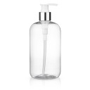 DÁVKOVAČ TEKUTÉHO MYDLA FĽAŠA S PUMPAČKOU NA TEKUTÉ GÉL 500ml 0,5l