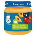 Gerber Jablková omáčka s broskyňami po 4 mesiacoch 125g