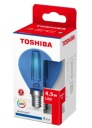 LED GUĽOVÁ žiarovka E14 4,5W modrá TOSHIBA