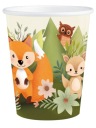Papierové poháre Forest Animals Forest Friends 6 kusov Narodeninové