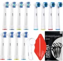 12x BRAUN ORAL-B VITALITY SADA HLAVY NA ZUBNÚ KEFKU S DOPLNKOM