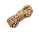 Prírodné jutové lano, jutový špagát, 10mm, 1m