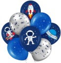 Balóny Vesmír Planéty Kozmonaut 8 kusov Narodeniny