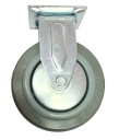 PEVNÉ KOLESO SEDÉ GUMOVÉ KOLESO 125 mm