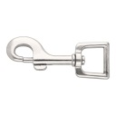 KOVOVÁ KARABÍNA (104mm x 26mm) SILNÁ NIKELOVÁ MASKA