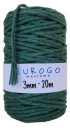 Macrame Cord Twisted Cotton Ecological Green 20m 3mm