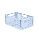AIDEN organizér box modrý malý 14,6x22x9,3cm HOMLA