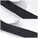 Páska na suchý zips, samolepiaci suchý zips 25mm - čierna