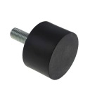 Vibroizolátor nárazník Typ D 25X15 M6X15, 55 ShA
