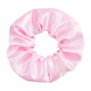 Gumičky do vlasov scrunchie, ružový satén, bez spojov, satén