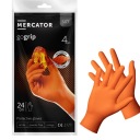 Dielenské rukavice nitrilové rukavice STRONG THICK GOGRIP ORANGE 4 ks.