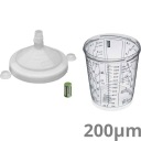 Pohár, nádržka na farbu SATA RPS 600ml 200mikr