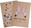 2X ŠKOLSKÝ ZÁPISNÍK A5 60k LINIEK MINNIE MOUSE