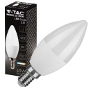 LED žiarovka C35 svetelný zdroj SVIEČKA E14 4,5W 4000K 470lm SMD VT-1855-N