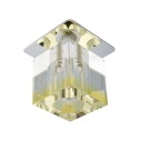 Žlté krištáľové stropné svietidlo G4 SK-18 CANDELLUX