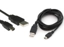 1m USB KÁBEL - mini USB - GPS navigácia fotoaparátu MP4