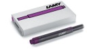 Purpurové kazety Lamy T10, balenie po 5 ks