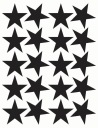 STARS Nálepky Hviezdy 6cm 20ks _COLORS
