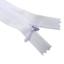 Krytý zips 30cm BIELE 2185