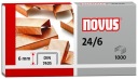NOVUS Medené spony 24/6 1000 kusov