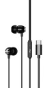 Slúchadlá USB-C s mikrofónom pre telefón USB C Black XO Headset