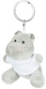 Maskot Keychain Hippopotamus Patsy v tričku - 8cm