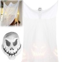 ZÁVESNÁ DEKORÁCIA SKELETOROVÁ HALLOWEENOVÁ MASKA 3,3M*2M