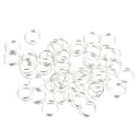 LINKS BUŇKY 4mm MONTÁŽNE KRÚŽKY 100ks SVET