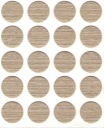 Čiapka samolepiaca dub 13mm 20ks 40041