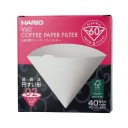 Papierové filtre pre Hario V60-02 dripper, 40 ks