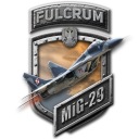MiG-29 Fulcrum fighter CAR STICKER zápisník na prilbu STICKER STICKER