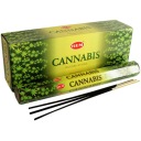 Indické vonné tyčinky Cannabis Aroma 20 kusov HEM