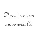 Pozlátenie interiéru pozvánky C6