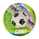 GOL papierové taniere 18 cm - 8 kusov futbalový narodeninový zápas