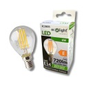 LED žiarovka E14 6W teplá farba 220-240V dekoratívna