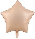 Narodeninový balónik karamelový Star fóliový 45 cm