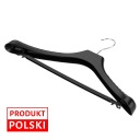 Závesný vešiak s priečkou na bundy a kabáty 45 cm - sada 5 kusov
